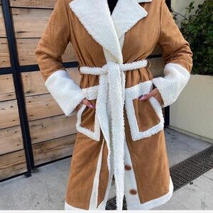 Brand new Sherpa coat.